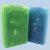 华顾2.5/3.5英寸硬盘收纳盒 2.5彩色两只装保护盒 台式机3.5机械存储PP塑料防潮盒 透明多个装硬盘盒 (2.5寸)绿色【2个装】