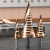 德力西宝塔钻头钻铁不锈钢专用形阶锥梯扩孔钨钢金属万能开孔器 M35六角柄直槽412mm