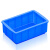 田珍 塑料盒子长方形小方盒 物料盒 蓝色150*100*50mm