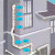 75*65挂机空调管子装饰遮挡套管白色PVC空调管道管槽空调保护套管 过墙盖