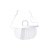 厨房口罩 透明口罩餐饮专用塑料厨房厨师微笑餐厅酒店防雾飞 白色花边款2盒20个循环使用