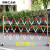 恒畅玻璃钢绝缘伸缩围栏可移动电力施工安全护栏道路隔离警示栅栏围挡 绿色 反光膜1.2米*2.5