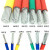 番禺五羊 国标铝线BLVV电缆双胶双皮铝芯电线 10平方100米红色