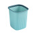 网红垃圾桶家用大容量客厅卧室厨房卫生间厕所现代简约纸篓带压圈 升级加厚2个装12L 海蓝