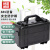 赫思迪格 ABS设备安全防护箱 工具设备收纳箱手提防水 黑色防震含棉360*270*190 HGJ-1581