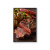 西餐厅牛排装饰画牛扒牛肉美食海报烧烤挂画韩式烤肉店餐饮墙壁画 ANP8 40*60黑色框(其他框色联系客服)P