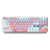 狼蛛（AULA） F3087粉色主题机械键盘87键有线台式电脑电竞游戏家用少女生办公笔记本便携键盘 粉色蓝光 黑轴