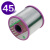牵跃 松香焊丝 有铅锡丝 有铅锡线 Sn45Pb55 单位：卷  1000G/卷（1.0mm) 
