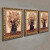 格绿美客厅装饰画沙发背景墙欧式油画现代家居有框画古典花卉壁画挂画 一套价(L054-L055-L056) 40*50CM