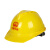 加厚安全帽工地透气施工建筑领导监理电力工程高强度劳保头盔国标 V型透气 桔色