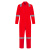 雨林军 连体工作服套装 反光电焊工劳保服 大红色 单位：套 M/165 