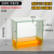 玻璃层析缸薄层色谱展开缸平底斜底单槽P型双槽P-1型方形立式卧式实验室溶剂玻璃缸 立式100*100mm平底P型