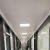 商用厨房办公室吊顶材料60X60天花板铝合金烤漆白色铝扣板600x600 600x600x0.6mm