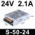 明玮350W400W500W12V24V工业5V监控12v变压器直流开关电源电源盒 S-120-24V(24V/5A)