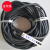 O型实心圆条橡胶条耐油耐磨填缝密封条 黑橡胶绳圆柱型橡胶密封件 直径20mm5米