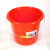 梅洛迪 红色手提塑料水桶储水清洁洗车大桶 35*31.5CM（带盖） 约20升/个