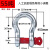 广东精品G209弓形美式卸扣吊装合金钢锁扣D型卡口马蹄吊环钢丝绳 55吨