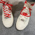 桐崎龙年限定鞋子2024新年款龙年限定纪念款红灰白色高帮百搭帆布鞋男 灰白色A08701 36.5