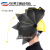 高空作业电焊面罩氩弧焊变光头戴式插配安全帽面屏电焊帽焊工 白安全帽+变光插槽式