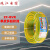 珠江电缆 广东珠江电线 ZC-BVR 6平方单皮多股铜芯软线 黄绿双色（地线）100米	
