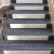柏能  地垫防滑楼梯垫踏步垫酒店台阶吸水脚垫地毯隔音地垫可裁剪 条纹-灰色 22x60cmx12条装