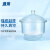 湘玻 玻璃干燥器干燥皿真空实验室多规格除湿加厚玻璃耐高温腐蚀 透明        350mm