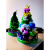 南旗纸树开花七彩圣诞树魔法浇水生长结晶科学实验圣诞节创意玩具礼品 绿树 共1棵
