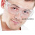 防护运动眼镜护目镜防风防尘防沙眼镜实验眼镜劳保眼百叶窗 百叶窗透明款