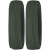 鸣固 防水袖套 加厚PVC涂层防水防油污劳保布袖套5副 墨绿色 MG-SB-1322-1