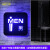 创意个性男女洗手间门口标示牌公共卫生间发光带灯标识标示牌设计 男女一对 30x30cm
