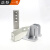 法特一号 斜地脚四方支持L型锁地角件铝合金型材铝制防锈固定支撑护栏配件 4040左白色