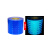 工程级晶格反光膜 警示专用(可按需裁切)蓝色等15cm*30m/卷 天蓝色 15cm*30m