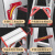 人字梯加厚铝合金梯子室内多功能家用折叠双侧工程梯安全便携合梯 红航空铝全筋加强加固6步1.8米+