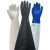 喷砂机专用手套加长加厚新款颗粒防滑耐磨耐用橡胶左右手可单只卖 加长加厚颗粒手套单只左手 平铺