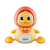 UHFQ抬头训练玩具鸭子婴幼儿0-1岁学爬玩具可爱磁力2-3引导爬行摇摆玩 粉色小鸭 电池