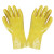 丁腈橡胶手套大口浸胶防油防水耐磨加厚工业柴油电焊工作保护手套 黄色浸塑手套:10双 XL