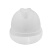 中宝电工 V型电力安全帽 高强度ABS透气工程帽防砸白色头盔可印字白色 