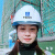 欧华远中国建筑安全帽工地高端工程头盔国标白色工作帽领导定制 黄色中国建筑铁徽章