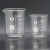 玻璃量杯带刻度耐高温可加热实验室透明玻璃烧杯25/50/100ml毫升 有柄1000毫升玻璃杯