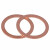 上陶鲸 紫铜垫片 船用表用密封圈铜圆形螺丝金属退火平垫圈 M6*10*2(20个) 