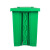 鑫素文办公室垃圾桶脚踏式分类垃圾桶加厚大号厨房清洁塑料商用垃圾箱办公室垃圾桶 30L加厚绿色