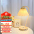 杜君 卧室台灯床头灯极简网红奶油风USB无线充电温馨创意学生礼物客厅装饰氛围灯 TB-065