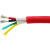 特软硅胶电缆2/3/4芯耐高温护套电源线0.3/0.5/1/1.5/2.5/4/6平方 4X1.5平方 1米 红