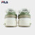 斐乐（FILA）MIX女鞋联名板鞋2024春季新款舞蹈板鞋厚底鞋休闲鞋 奶白/合金灰-GA 35.5