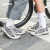 亚瑟士ASICS跑步鞋女鞋缓震耐磨运动鞋网面舒适透气跑鞋 GEL-EXALT 2 深灰色/银色 39