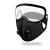 定制骑行防护面罩0新款带呼吸阀过滤片防尘带防护镜片可拆卸防飞沫 带眼罩-黑绿 均码
