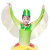 夏尔维纳快乐的布谷原版翅膀六一儿童演出服小荷风采舞蹈服女布谷鸟表演服 衣服全套（原版翅膀） 110