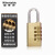 稳斯坦 W7213 (1个)黄铜密码挂锁 行李箱密码锁防盗拉杆箱锁背包锁柜门锁 4轮中号