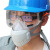 防尘口罩粉尘工业装修灰尘打磨防护易呼吸透气面具可清洗煤矿 面具+20片棉(不送棉款)
