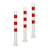 冷轧钢警示柱  颜色：红白；高度：750mm；管径：80mm